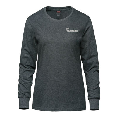 Long Sleeve Ringspun Cotton Tee LADIES  Thumbnail