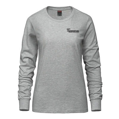 Long Sleeve Ringspun Cotton Tee LADIES 2  Thumbnail